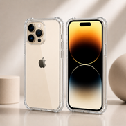iPhone 14 Series Air Cushion Shockproof Case – Transparent Protective Cover for iPhone 14/ 14 Plus / 14 Pro / 14 Pro Max
