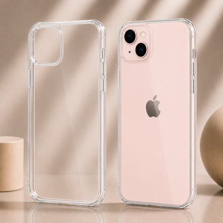 Phone 13 Series Crystal Clear Silicone Case – Transparent Protective Cover for iPhone 13 / 13 Pro / 13 Pro Max /13 Mini