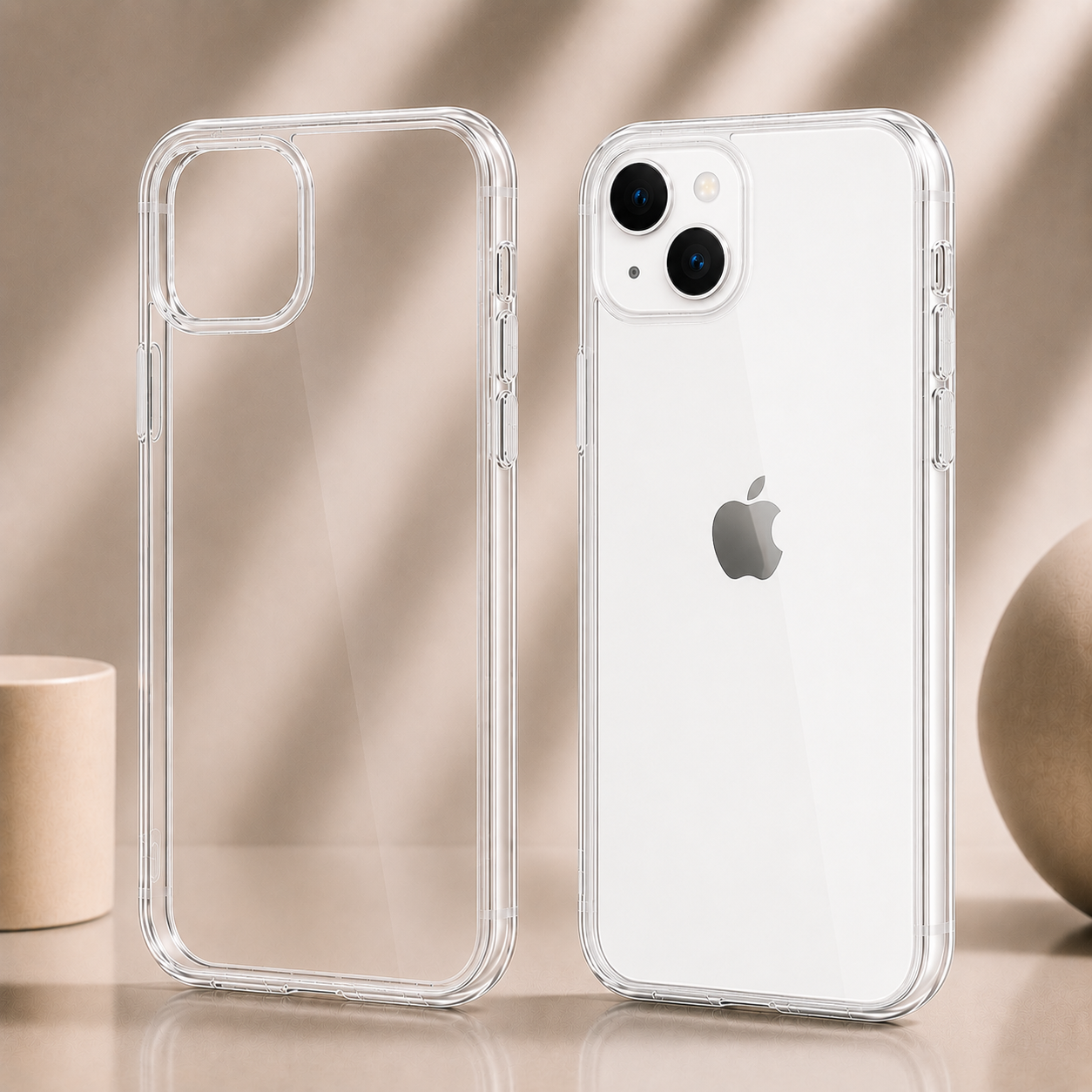 Phone 13 Series Crystal Clear Silicone Case – Transparent Protective Cover for iPhone 13 / 13 Pro / 13 Pro Max /13 Mini
