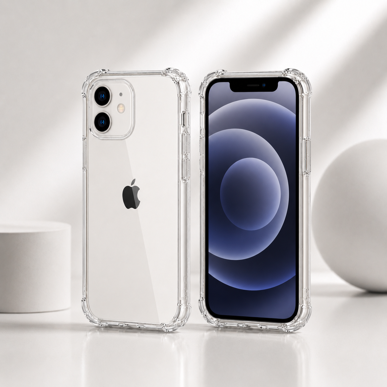 iPhone 12 Series Air Cushion Shockproof Case – Transparent Protective Cover for iPhone 12/ 12 Mini/ 12 Pro / 12 Pro Max