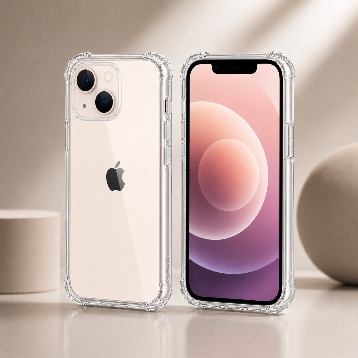 iPhone 13 Series Air Cushion Shockproof Case – Transparent Protective Cover for iPhone 13/ 13 Mini/ 13 Pro / 13 Pro Max