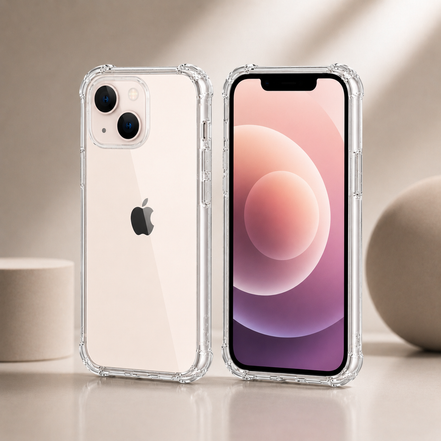 iPhone 13 Series Air Cushion Shockproof Case – Transparent Protective Cover for iPhone 13/ 13 Mini/ 13 Pro / 13 Pro Max