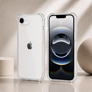 iPhone 16 Series Air Cushion Shockproof Case – Transparent Protective Cover for iPhone 16/ 16 Plus / 16 Pro / 16 Pro Max / 16e