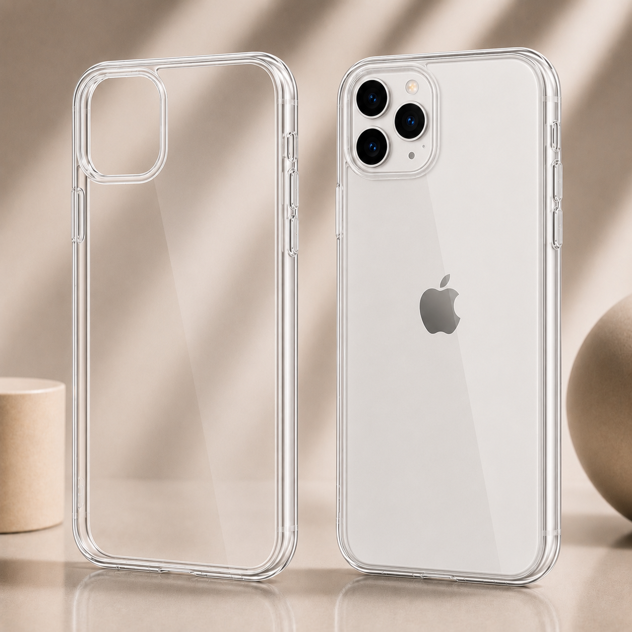 Phone 11 Series Crystal Clear Silicone Case – Transparent Protective Cover for iPhone 11 / 11 Pro / 11 Pro Max