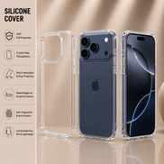 Premium Silicone Case for iPhone X to iPhone 17 Pro Max | Soft Protective Cover